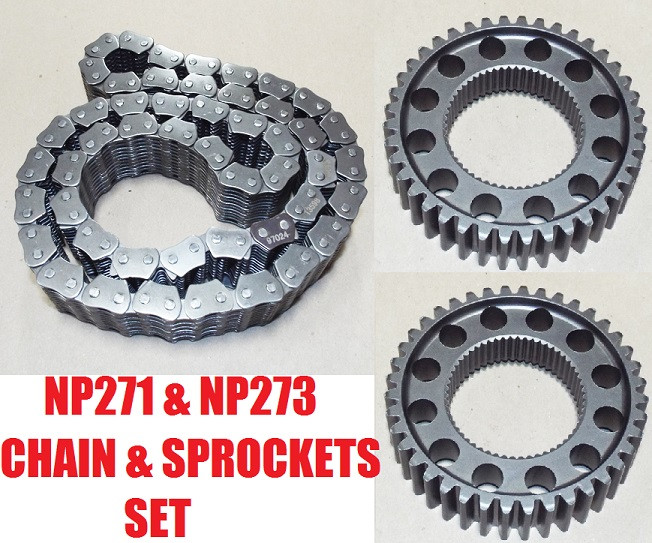 NP271 NP273 TRANSFER CASE CHAIN & SPROCKETS KIT ORIGINAL EQUIPMENT FITS