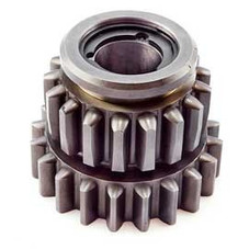 C5TZ7141C , D4TZ7142A , T18 TRANSMISSION REVERSE IDLER GEAR 17T/20T FITS FORD & JEEP '65-'93,  T18-10 , T18-10R,  366819 , T18 TRANSMISSION PARTS , T18 REBUILD , GEARBOX SPARES,1301584001, piezas, transmisiones, 