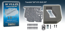 A470 A670 31TH TRANSMISSION SHIFT KIT: TRANSGO SK670 FITS '81-04 CHRYSLER DODGE PLYMOUTH T32165A , TRANSGO SHIFT KIT , TRANSMISSION PARTS,