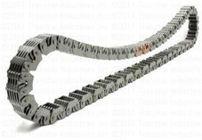 CD4E LA4A-EL TRANSMISSION CHAIN WITH TWO COPPER GUIDE LINKS NEXT TO EACH OTHER FITS 94+ MAZDA , BORG-WARNER, HV-045 , A96700E , F6RZ-7G249BA , CD4E PARTS, CD4E REBUILD, LA4A-EL PARTS, LA4A-EL REBUILD, TRANSMISSION PARTS,