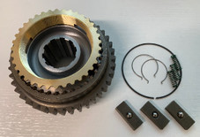 T18 TRANSMISSION 1st-REVERSE SYNCHRO ASSEMBLY FITS '65+ FORD JEEP & INTERNATIONAL , 2AT18-80 , 366701K , 1301-590-005 ,  T18 PARTS, T18 REBUILD, TRANSMISSION PARTS , gearbox spares, piezas, transmisiones, 