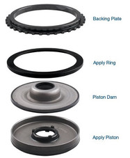 6L80 6L90 TRANSMISSION 4-5-6 CLUTCH APPLY PISTON KIT H.D. BY SONNAX FITS '06+ GM 6-SPEED , S104960AK , 104960-01K ,  6L80 PARTS,  TRANSMISSION PARTS , 6L80 REBUILD , 6L90 PARTS , 6L90 REBUILD , GEARBOX SPARES,