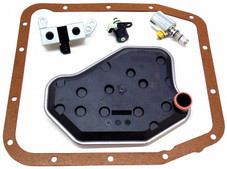 4R70W 4R75E 4R75W TRANSMISSION SOLENOID & FILTER KIT: SHIFT, LOCKUP, & EPC FITS '98-'04 FORD , 76431BK-1 , F8AZ-7G484AA, F8AZ-7G136AA, F8AZ-7G383AA, 4R70W PARTS , 4R75E PARTS , 4R75W PARTS, TRANSMISSION PARTS, GEARBOX SPARES, 