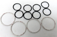A606 42LE A604 41TE 41TES 42RLE TRANSMISSION ACCUMULATOR & STATOR SEALING RINGS KIT FITS '89-'18 , 92191K , transtec, transtar, parts,. gearbox, spares, piezas, transmisiones, 