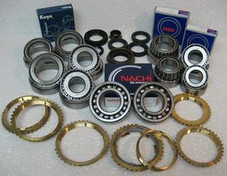 W5M33 TRANSMISSION REBUILD KIT WITH SYNCHRO RINGS FITS AWD MITSUBISHI PLYMOUTH EAGLE '93-'99 WITH 3-PIECE 2ND RING , BK361BWS , W5M33 REBUILD, W5M33 PARTS, W5M33 TRANSMISSION ,