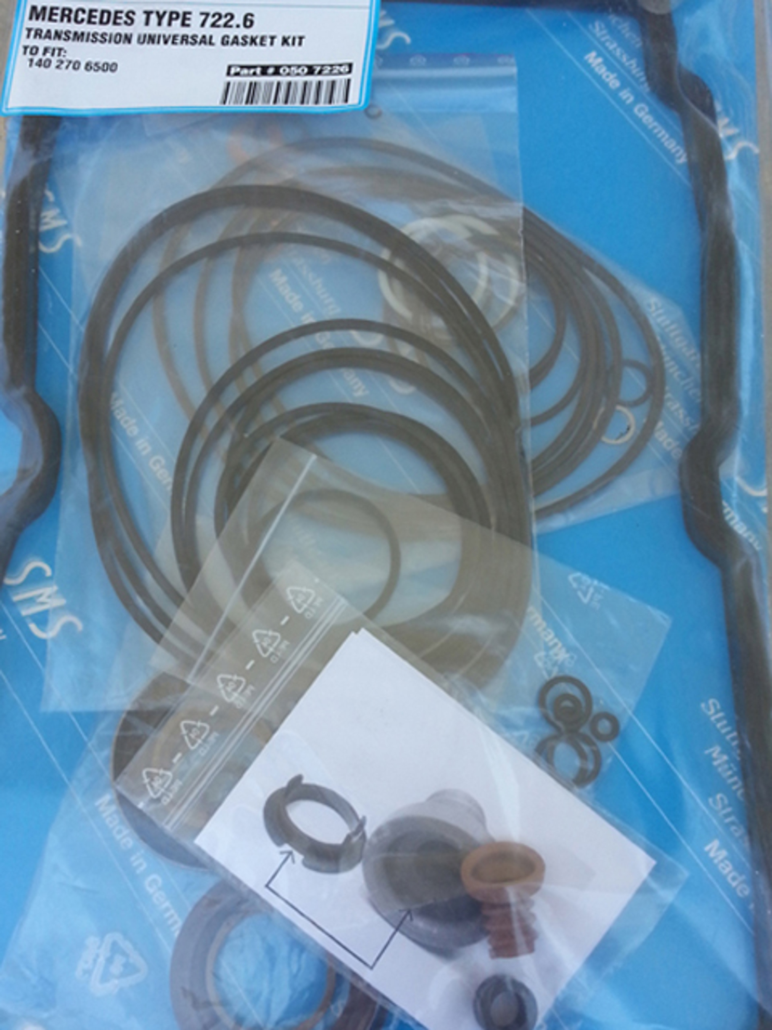 722.6 W5A580 W5A330 NAG1 TRANSMISSION OVERHAUL KIT BY SMS GERMANY FITS