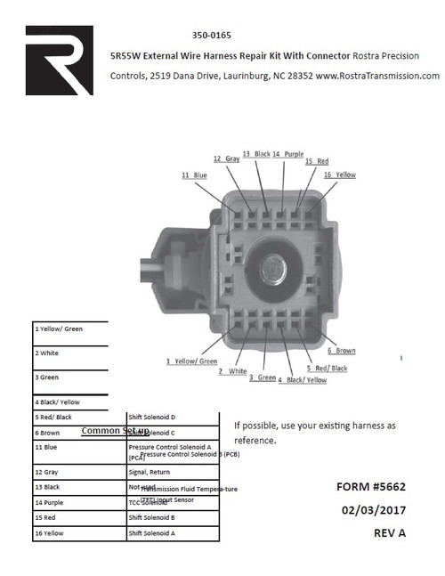 Ford 5R55S / 5R55W Transmission Rebuild & Repair Manual 2002 & Up By ATSG - Paper Service Manual
