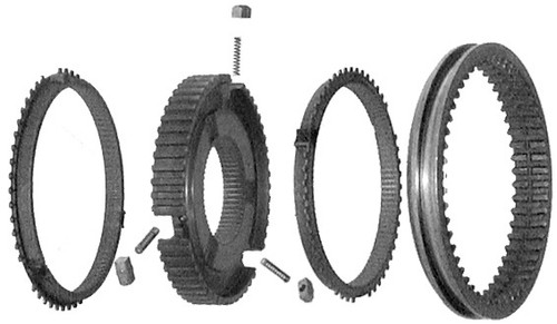 ZF S5-42 TRANSMISSION 1-2 SYNCHRO ASSEMBLY WITH RINGS, KEYS, SPRINGS FITS FORD F250 F350 ETC '87-'95 , ZF42-80A, S5-42 PARTS, S5-42 REBUILD, TRANSMISSION PARTS,
