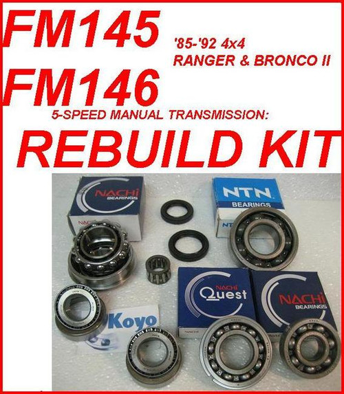 FM145 FM146 TRANSMISSION REBUILD KIT FITS FORD BRONCO II & RANGER 4x4