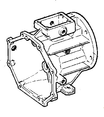 AX5 TRANSMISSION ADAPTER HOUSING FITS JEEP CHEROKEE & WRANGLER 4897133AA , TRANSMISSION PARTS, GEARBOX SPARES, piezas, transmisones,