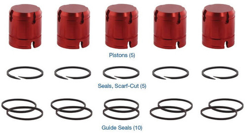 45RFE 5-45RFE 65RFE 66RFE 68RFE TRANSMISSION VALVE BODY ACCUMULATOR PISTON SET OF 5,  H.D. BY SONNAX FITS '99+ , S72937HDK , 44894-01MK , 4446620, TRANSMISSION PARTS, GEARBOX SPARES, REFACCIONES, TRANSMISION, 