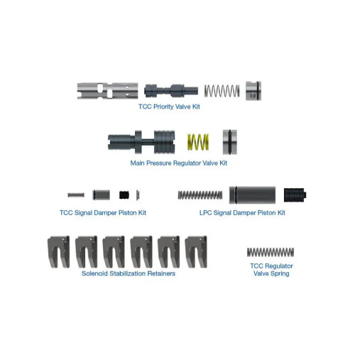 10L80 10L90 10R60 10R80 10R90 TRANSMISSION VALVE BODY UPGRADE ZIP KIT by SONNAX FITS '17-'24 FORD & GM , S105741ZK , 10L80-G1-10R80-ZIP , parts, rebuild, overhaul, gearbox, spares, piezas, transmisiones, 