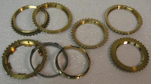 F5M33 W5M33 TRANSMISSION SYNCHRO RINGS KIT FITS AWD & FWD MITSUBISHI PLYMOUTH EAGLE '93-'99 WITH 3-PIECE 2ND RING , SRK366E , parts, rebuild, gearbox, spares, piezas, transmisiones, 