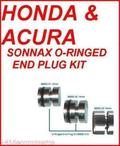 HONDA & ACURA 4 & 5-SPEED AUTOMATIC TRANSMISSION O-RINGED END PLUG