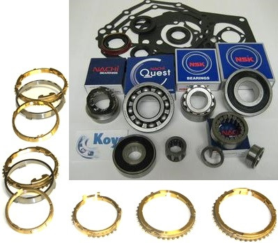 W58 W59 TRANSMISSION REBUILD KIT WITH SYNCHRO RINGS FITS '92-'04
