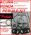 HONDA & ACURA BAYA MAYA BGFA MGFA B7WA M7WA TRANSMISSION REBUILD KIT with RAYBESTOS GPX FRICTIONS & STEELS (30006) TRANSMISSION PARTS, PIEZAS DE TRANSMISION,
