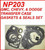 NP203 TRANSFER CASE OVERHAUL KIT: GASKETS, SEALS, & O-RINGS FITS GMC DODGE CHEVY TSK203G , NP203 PARTS, NP203 REBUILD, NP203 OVERHAUL, TRANSFER CASE PARTS , K203, TRANSFER BOX SPARES, 