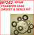 NP242 & NP244 TRANSFER CASE GASKET SEALS & O-RINGS OVERHAUL KIT FITS JEEP DODGE HUMMER '87+ TSK242