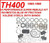 400 TH400 TRANSMISSION PERFORMANCE REBUILD KIT WITH RAYBESTOS BLUE FRICTIONS & KOLENE STEELS,  34008AFHP, 400 PARTS, 400 REBUILD, TRANSMISSION PARTS, TH400 PARTS, TH400 REBUILD, GEARBOX SPARES, 