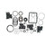 ALUMINUM POWERGLIDE TRANSMISSION REBUILD KIT WITH BORG-WARNER FRICTIONS FITS '62-'73 , 114004F , TRANSMISSION PARTS, GEARBOX SPARES,