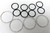 A606 42LE A604 41TE 41TES 42RLE TRANSMISSION ACCUMULATOR & STATOR SEALING RINGS KIT FITS '89-'18 , 92191K , transtec, transtar, parts,. gearbox, spares, piezas, transmisiones, 
