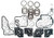 AX4S AXODE TRANSMISSION REBUILD KIT WITH BORG-WARNER FRICTIONS FITS '92-'98 3.0L FORD & MERCURY , 86004EAF , parts, rebuild, gearbox, spares, piezas, transmisiones, recambios, 