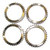 RUG RTS SROD T170 TRANSMISSION SYNCHRO RINGS FITS 3-SPEED W/ OVERDRIVE '80-'87 FORD TRUCKS , ALUMINUM CASE, SRK112, parts, rebuild, gearbox, spares, piezas, transmisiones, 