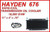 HAYDEN 676 RAPID COOL TRANSMISSION OIL COOLER FITS UP TO FULL SIZE 14K GVW 11"x 4"x.75" OC-1676 , TRANSMISSION PARTS, TRANSMISSION COOLER,