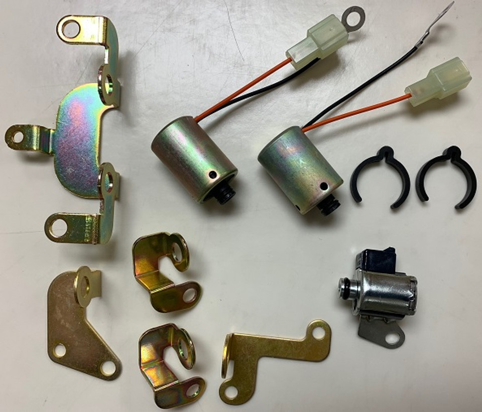 A340E A340F AW4 TRANSMISSION SOLENOID KIT WITH BRACKETS FITS '85-'01