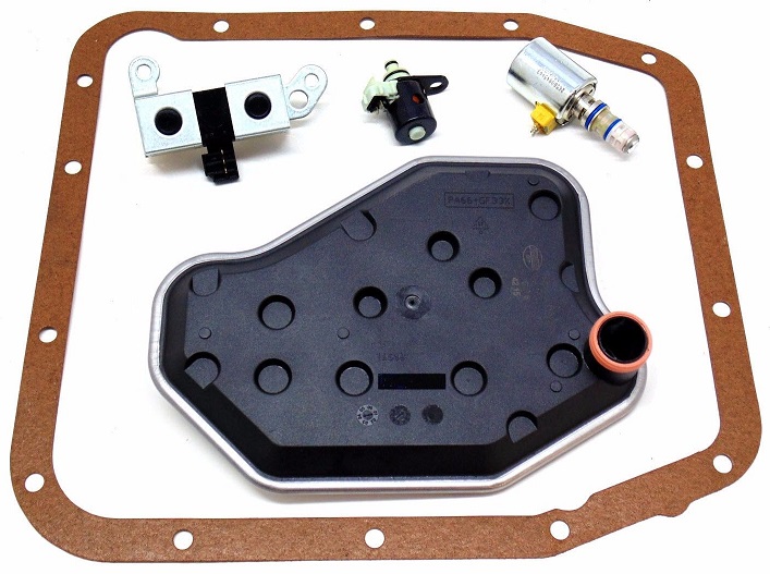 4R70W 4R75E 4R75W TRANSMISSION SOLENOID & FILTER KIT: SHIFT, LOCKUP, & EPC  FITS '98-'04 FORD