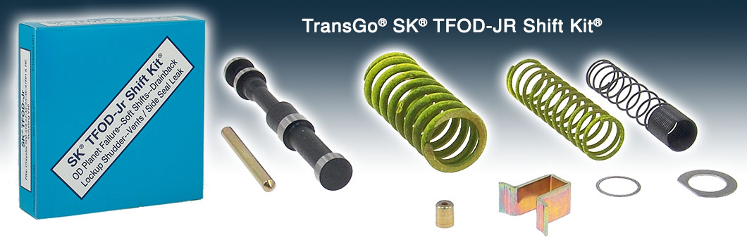 A500 42RE 44RE 44RH A518 46RE 46RH A618 47RE 47RH TRANSMISSION Shift Kit®  TRANSGO TFOD-JR FITS '88-'03 DODGE & JEEP (GAS)