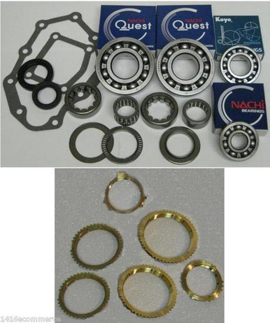 パーツ SIDE WORK FS5R30A TRANSMISSION REBUILD KIT WITH SYNCHRO RINGS FITS