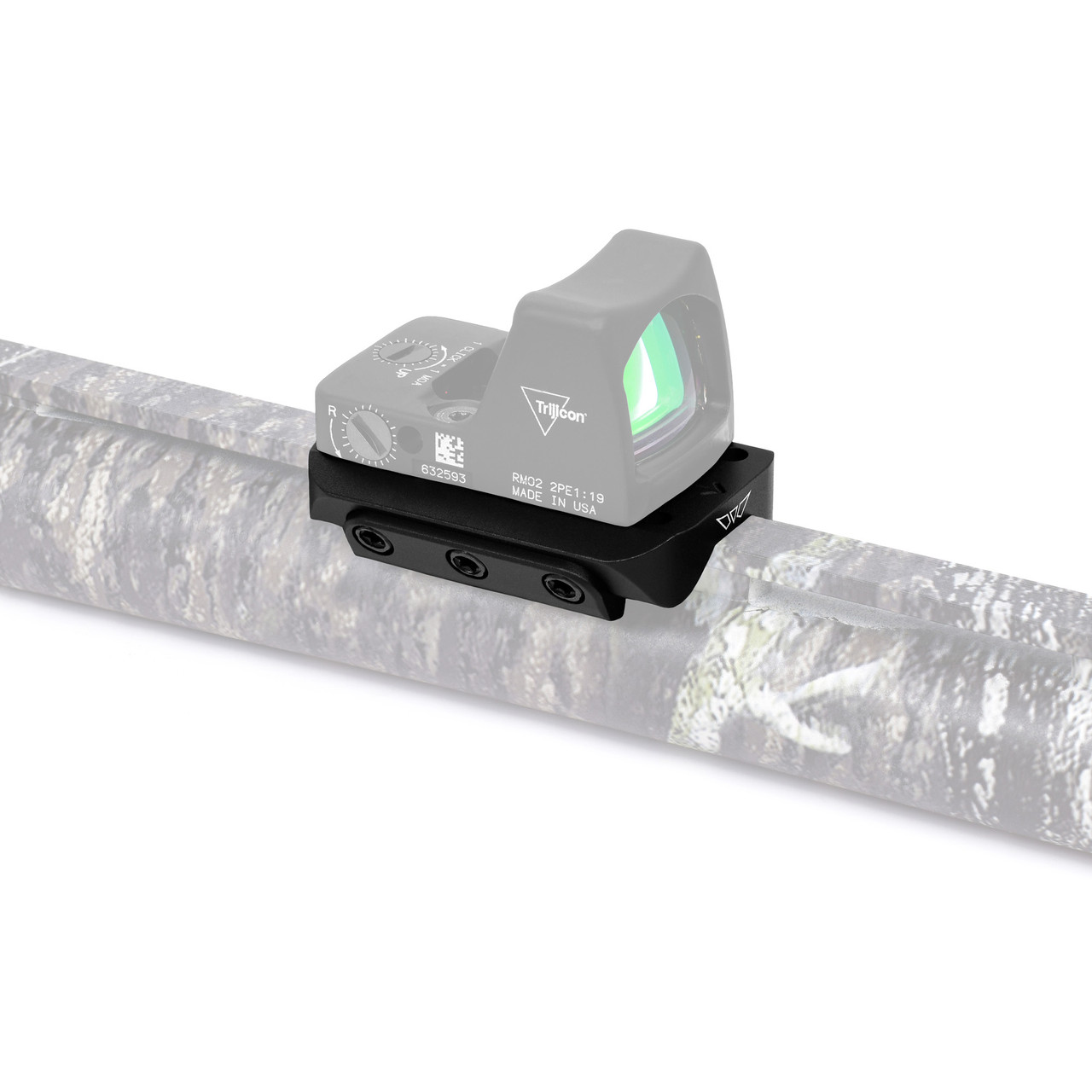 WARNE, RED DOT RISER, MOUNT, BLACK, MFR P/N: 6108M