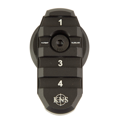 KNS PRECISION, AR/MCX STOCK ADAPTER WITH FLANGE, BUFFER TUBE TO PICATINNY RAIL CONVERTER, BLACK, MFR P/N: AR/MCX ADAP W/ FLANGE