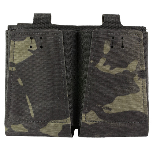GBRS GROUP, DOUBLE RIFLE, MAGAZINE POUCH, (2) RIFLE MAGAZINES, MFR P/N: GEAR-DRMP-5.56-BR-BLK
