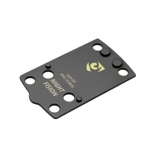 NIGHT FISION, PISTOL OPTIC PLATE, MOUNT, FITS GLOCK 48/43X, MFR P/N GLK-OP-EPSC-SCMOS