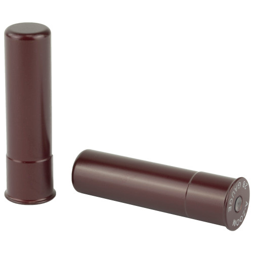 A-ZOOM, 28 GAUGE, SNAP CAPS, ALUMINUM, RED, PACK (2), MFR P/N: 12214
