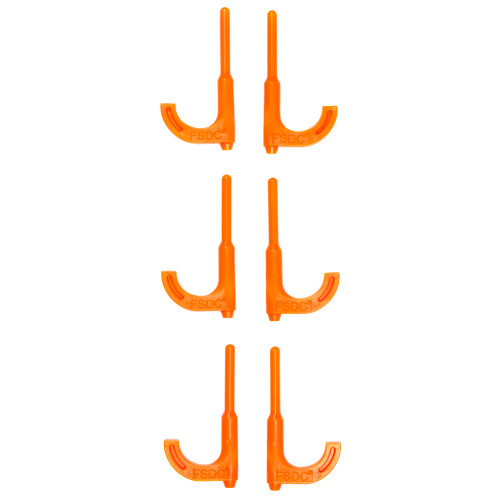 FIREARM SAFETY DEVICES CORPORATION, CHAMBER FLAG, RIFLE, ORANGE, PLASTIC, MFR P/N: 550RRCF