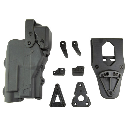 RAPID FORCE, RAPID FORCE, DUTY HOLSTER, SIG P320 WITH LIGHT, POLYMER, RIGHT, MFR P/N: R3-M-0691-BK-RH-LL-A0-C