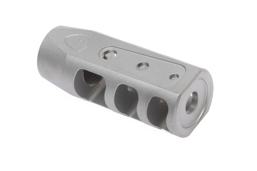 Fortis Manufacturing Inc. RED 5.56 NATO 1/2-28 Muzzle Brake Bead Blast