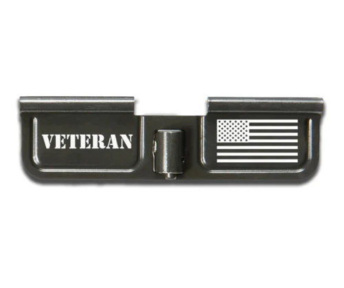 Battle Arms Development Custom Shop VETERAN FLAG AR-15 Black Anodized Dust Cover