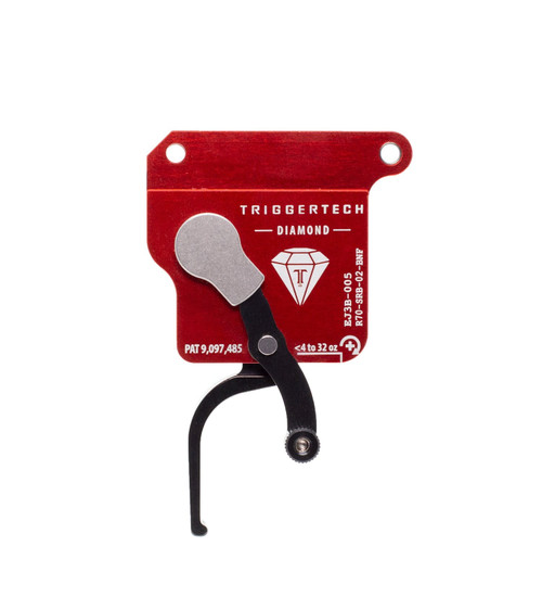 Triggertech Rem 700 Diamond Flat Black Bottom Safety Bolt Action Trigger