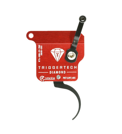 Triggertech Rem 700 Diamond Pro Curved Black Left-Hand Bolt Action Trigger