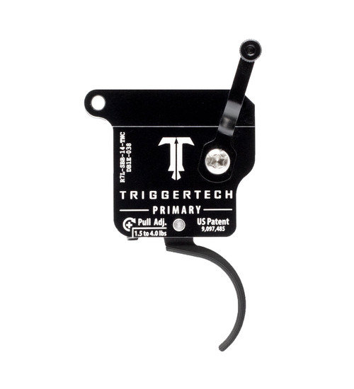 Triggertech Rem 700 Primary Curved Black Left-Hand Bolt Action Trigger