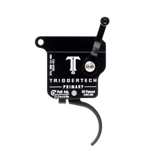 Triggertech Rem 700 Primary Curved Black Left-Hand w/ Bolt Release Bolt Action Trigger