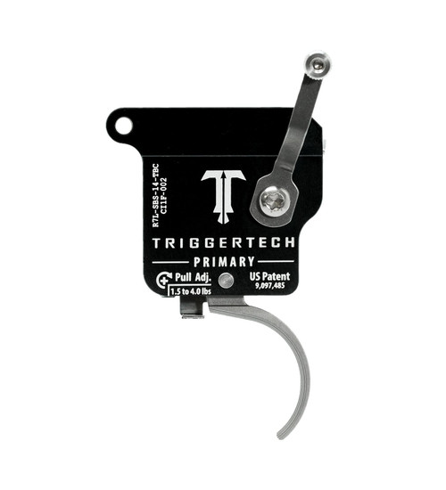 Triggertech Rem 700 Primary Curved Stainless Left-Hand w/ Bolt Release Bolt Action Trigger