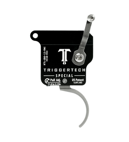Triggertech Rem 700 Special Curved Stainless Left-Hand Bolt Action Trigger
