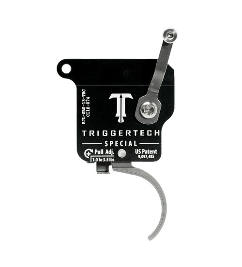 Triggertech Rem 700 Special Curved Stainless Left-Hand w/ Bolt Release Bolt Action Trigger