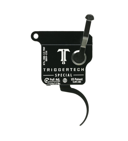 Triggertech Rem 700 Special Pro Curved Black Left-Hand Bolt Action Trigger