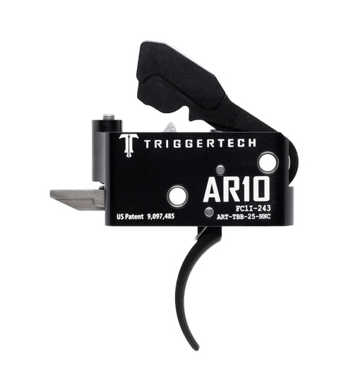 Triggertech Two-Stage Adaptable Curved Black (2.5-5 lb) AR-10 Trigger